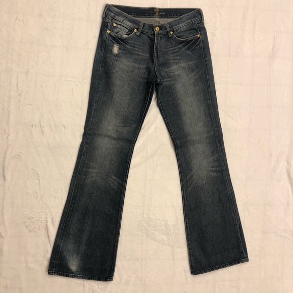 ❌ Sold ❌ 7 For All Mankind Flare Jeans - Picture 2 of 6